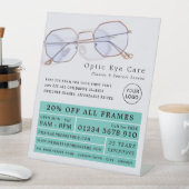 Goldrahmen, Optiker, Techniker Sockelschild (In Situ)