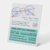 Goldrahmen, Optiker, Techniker Sockelschild (Vorderseite)