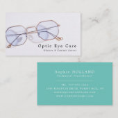 Goldrahmen, Optiker, Techniker Visitenkarte (Vorne/Hinten)