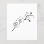 Goldrahmen Orchid Brautparty Bingo Spiel (Rückseite)