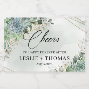 Goldrahmen Schaumweinetikett