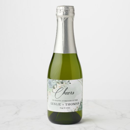 Goldrahmen Schaumweinetikett (Vorderseite)