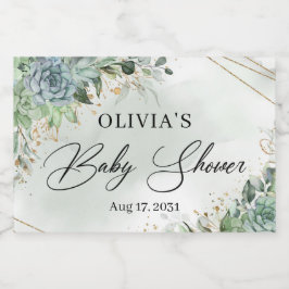 Goldrahmen Schaumweinetikett