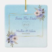 Goldrahmen und Bouquet Keramikornament (Rückseite)