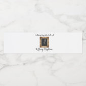 Goldrahmen-Wasserflasche-Etikett Wasserflaschenetikett (Einzelnes Label)