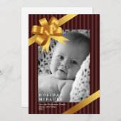 Goldrand Bugframe - Urlaubsmagazin Feiertagskarte (Vorne/Hinten)