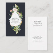 Goldrand von Mitternacht Visitenkarte (Vorne/Hinten)