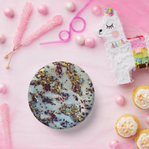 Goldrausch, 7" Papierschale Pappteller