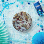 Goldrausch, 7" Papierschale Pappteller (Party)