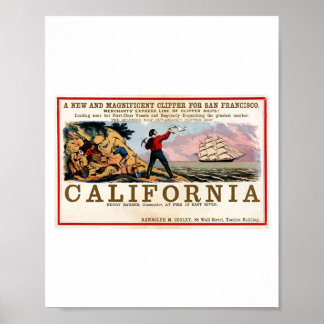 Goldrausch California Poster