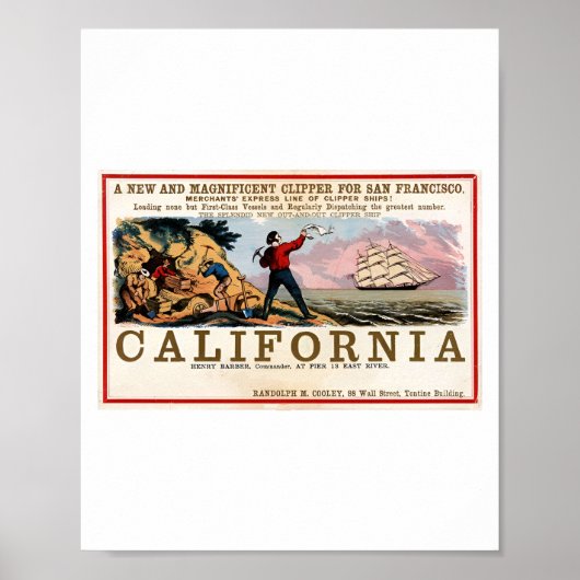 Goldrausch California Poster (Vorne)