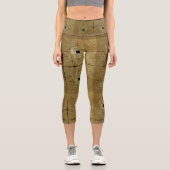 Goldrausch Capri Leggings (Vorderseite)