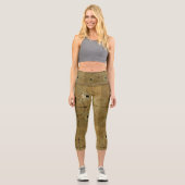 Goldrausch Capri Leggings (Vorderseite)