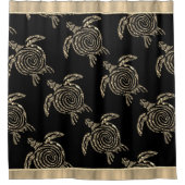 Goldrausch Duschvorhang (Vorderseite)