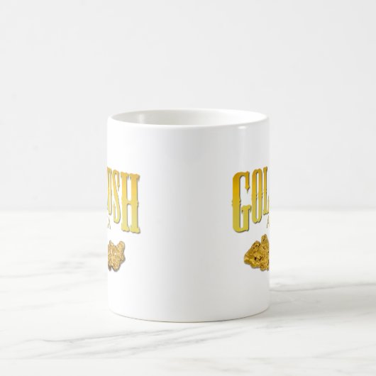 Goldrausch Kaffeetasse (Mittel)