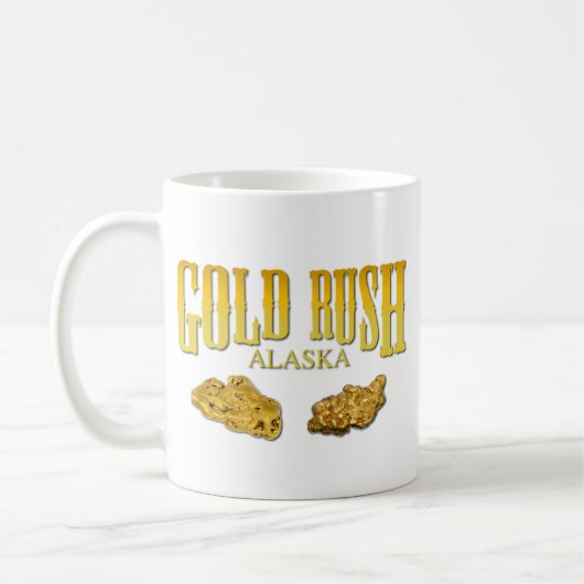 Goldrausch Kaffeetasse (Links)