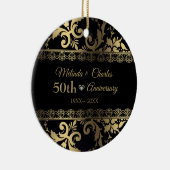 Goldrausch Keramik Ornament (Rechts)