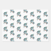 Goldrausch-Meeresschildkröte Geschenkpapier Set (Vorderseite 3)