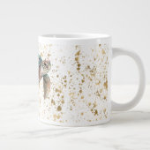 Goldrausch-Meeresschildkröte Jumbo-Tasse (Rechts)