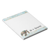 Goldrausch-Meeresschildkröte Notizblock (angewinkelt)