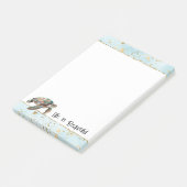 Goldrausch-Meeresschildkröte Post-it Klebezettel (angewinkelt)