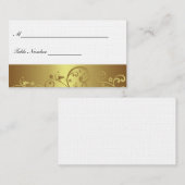 Goldrausch-Platzkarte Platzkarte (Vorne/Hinten)