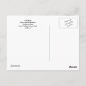 Goldrausch Postkarte (Rückseite)