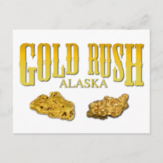 Goldrausch Postkarte