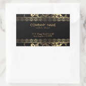 Goldrausch Rechteckiger Aufkleber (Tasche)