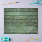 Goldrausch über grünes Holz Seidenpapier (Basteln)