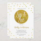 Goldrausch und Einladung (Vorne/Hinten)