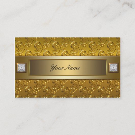 Goldrausch Visitenkarte (Vorderseite)