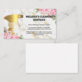 Goldreinigung | BLUME Visitenkarte (Vorne/Hinten)