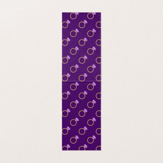 Goldring-Amethyst-Foto zum 6. Hochzeitstag (Innenseite Aufgefaltet)