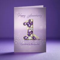 Goldring Perle Edelstein 1. Hochzeitstag