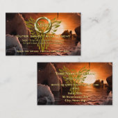 Goldring, Phoenix, Surfer, Versicherungsmakler Visitenkarte (Vorne/Hinten)