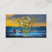 Goldring, Phönix, Surfer, Versicherungsmakler Visitenkarte (Vorderseite)