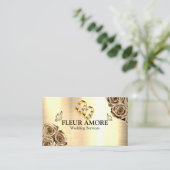 Goldring-Planungs-Design-Styling-Services Visitenkarte (Stehend Vorderseite)