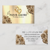 Goldring-Planungs-Design-Styling-Services Visitenkarte (Vorne/Hinten)