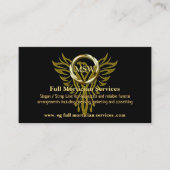 Goldring, steigendes Phoenix, Visitenkarte (Vorderseite)