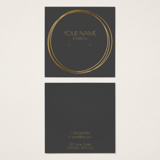 Goldringhalter (Vorne & Hinten)