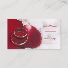Goldrings Rose Petals Hochzeitsplatz Platzkarte