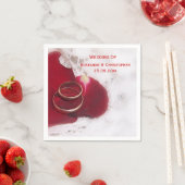 Goldrings Rose Petals Wedding Serviette (Beispiel)