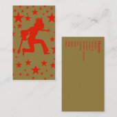 "GoldRockstar" Visitenkarte (Vorne/Hinten)