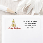 Goldrolle-Weihnachtsbaum (Insitu)