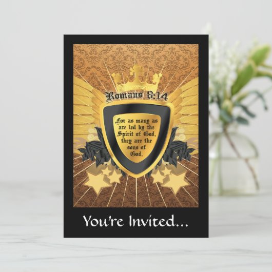 Goldrömer 8:14, Söhne Gottes Einladung (Stehend Vorderseite)
