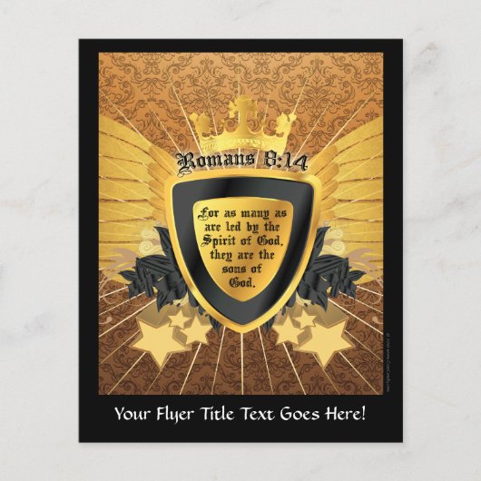 Goldrömer 8:14, Söhne Gottes Flyer (Vorne)