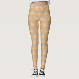 Goldrosa Glitzer Narwhal Unicorn des Meeres Leggings