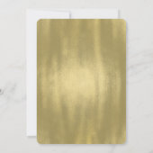 Goldrosa-Hochzeit Einladung (Rückseite)