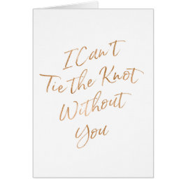 GoldRose "ich kann nicht Krawatte der Knoten ohne